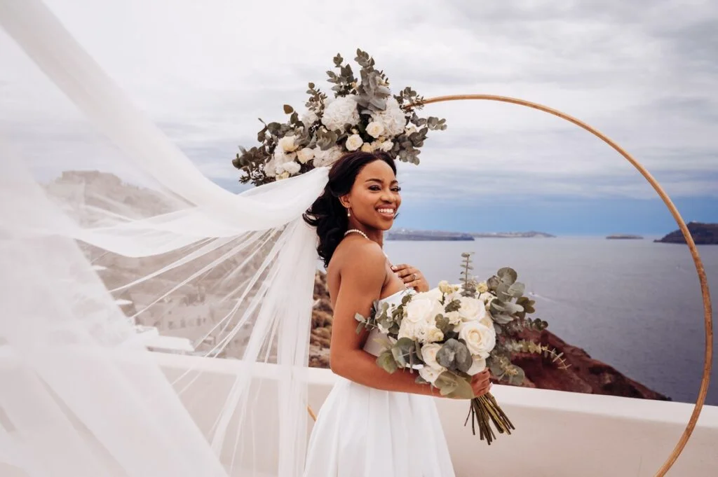 Mary & Joshua wedding at Love Cave Venue, Santorini