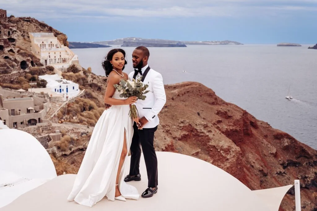 Mary & Joshua wedding at Love Cave Venue, Santorini