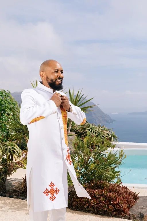Zizi & Yonas wedding at Private Villa, Santorini