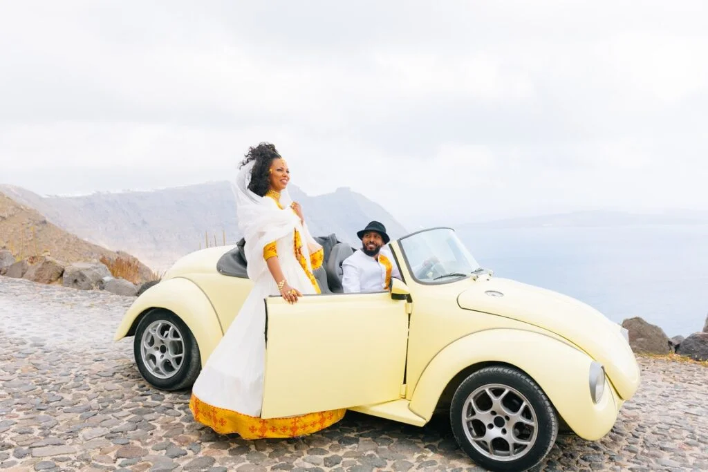 Zizi & Yonas wedding at Private Villa, Santorini