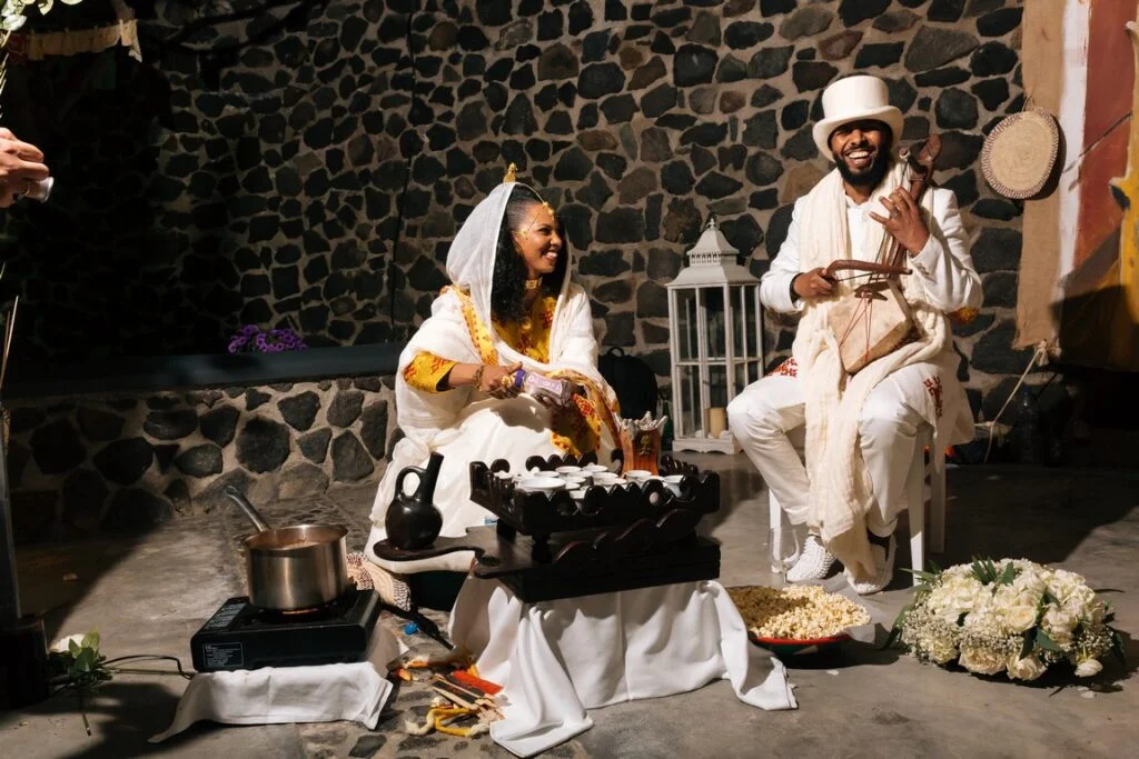 Zizi & Yonas wedding at Private Villa, Santorini