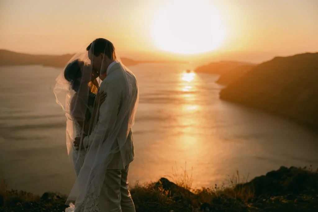 Sara & Luca wedding at Diamond Rock Venue, Santorini