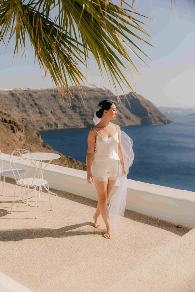 Sara & Luca wedding at Diamond Rock Venue, Santorini