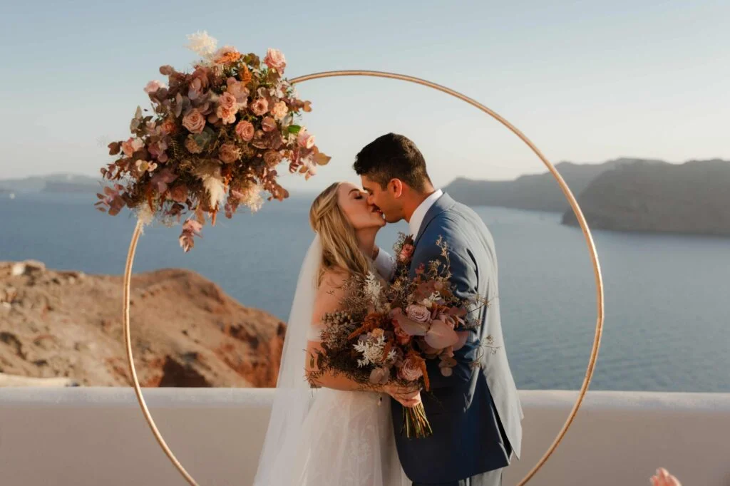 Alexis & Taurun wedding at Love Cave Venue, Santorini