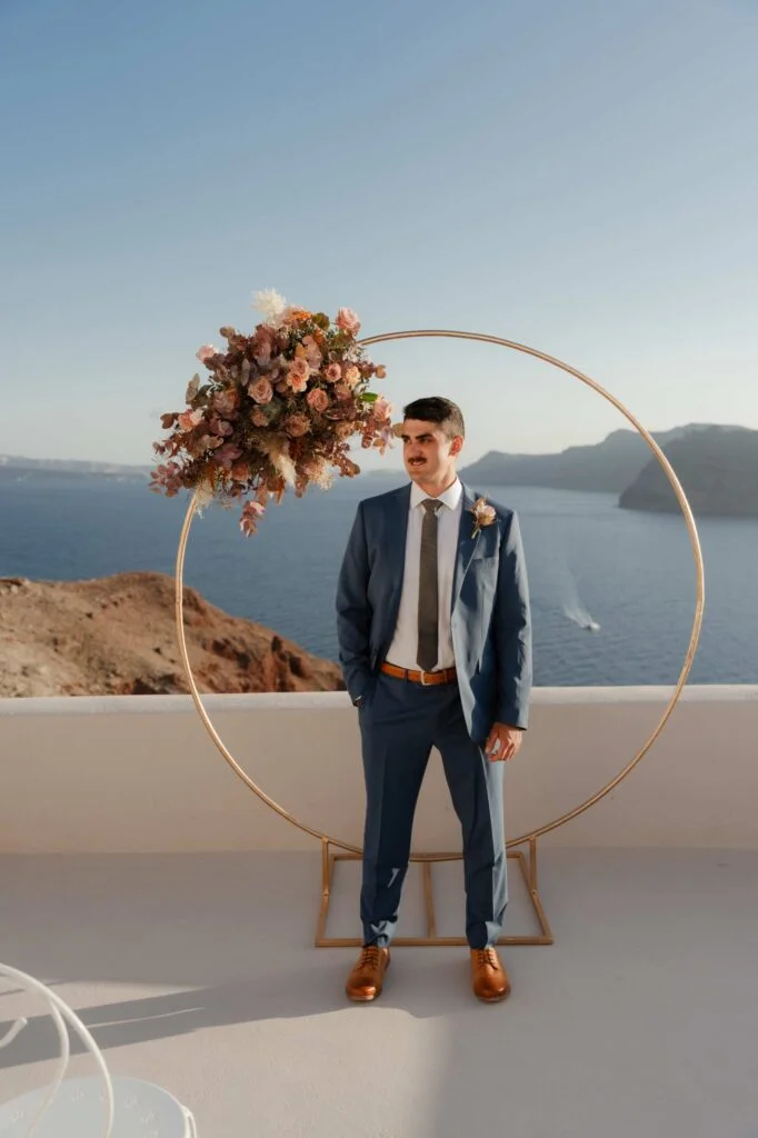 Alexis & Taurun wedding at Love Cave Venue, Santorini