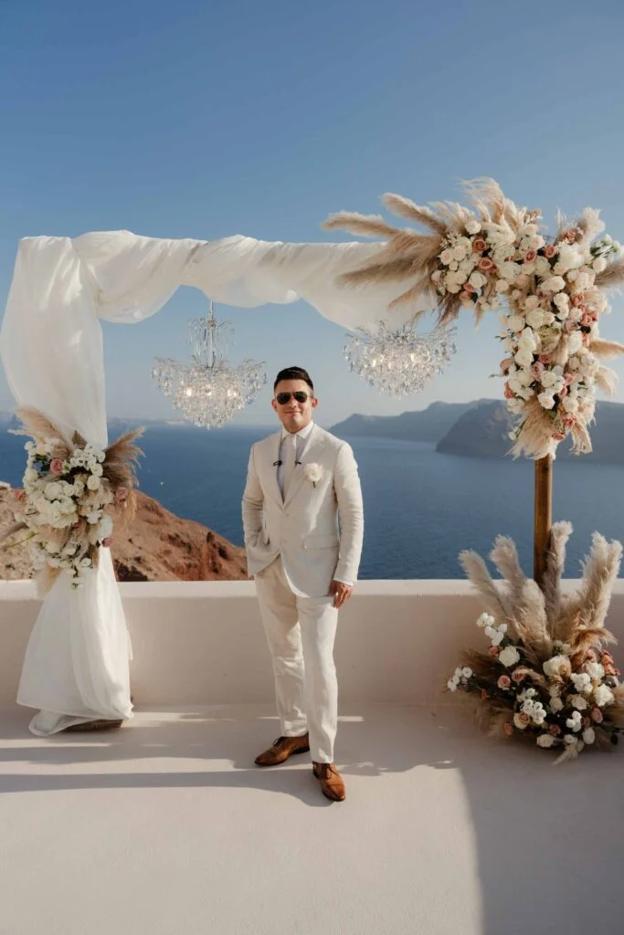 Jabnia & Alvaro wedding at Love Cave Venue, Santorini