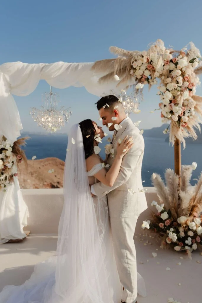 Jabnia & Alvaro wedding at Love Cave Venue, Santorini