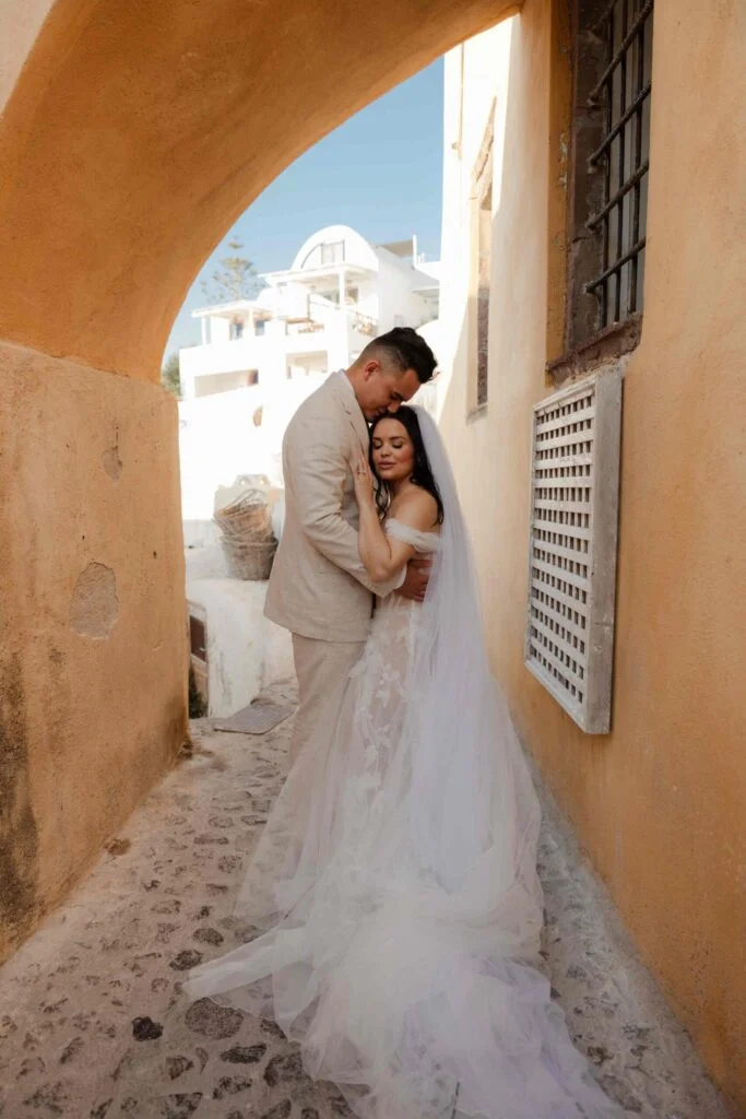 Jabnia & Alvaro wedding at Love Cave Venue, Santorini