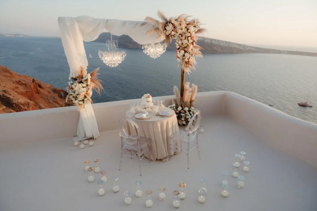 Jabnia & Alvaro wedding at Love Cave Venue, Santorini