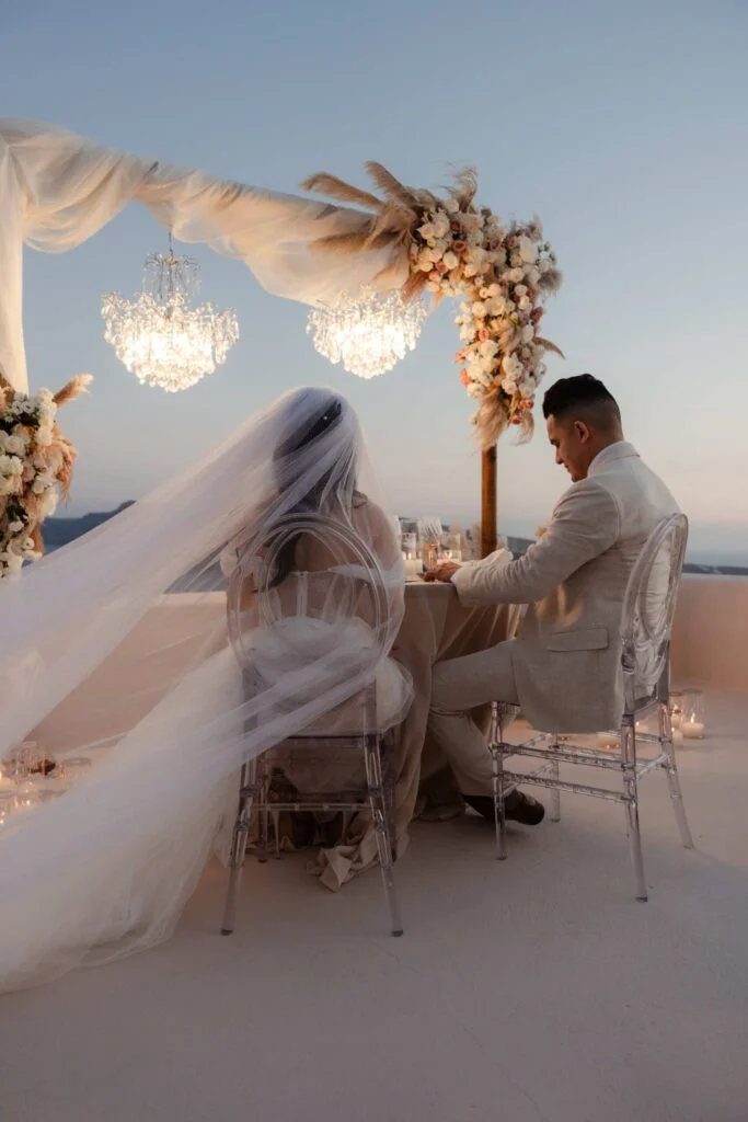 Jabnia & Alvaro wedding at Love Cave Venue, Santorini