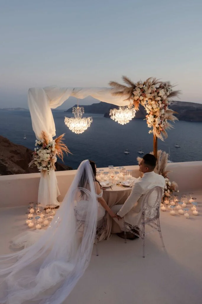 Jabnia & Alvaro wedding at Love Cave Venue, Santorini