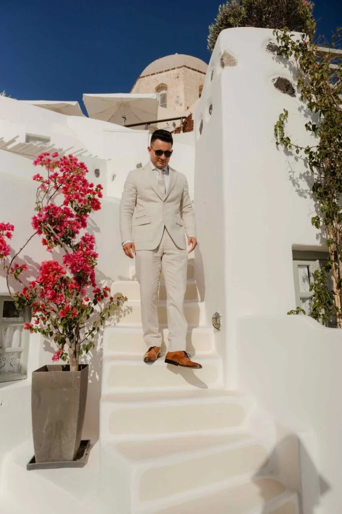 Jabnia & Alvaro wedding at Love Cave Venue, Santorini