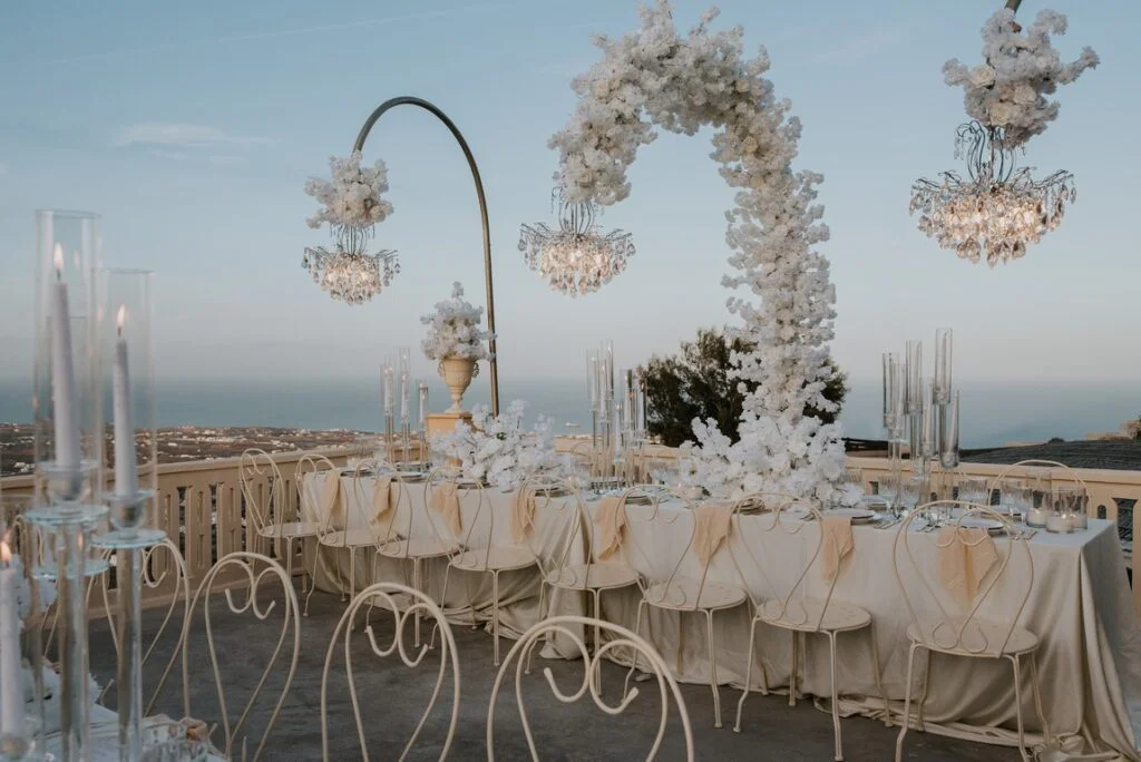 A Paradise Above Santorini wedding at Styling Shooting, Santorini