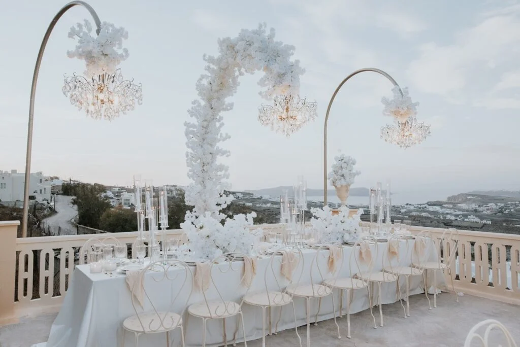 A Paradise Above Santorini wedding at Styling Shooting, Santorini