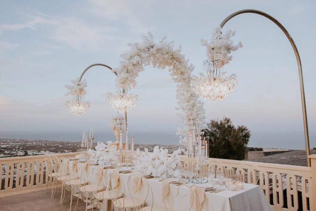 A Paradise Above Santorini wedding at Styling Shooting, Santorini