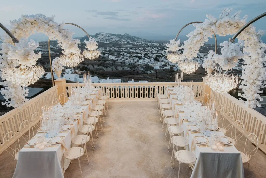 A Paradise Above Santorini wedding at Styling Shooting, Santorini