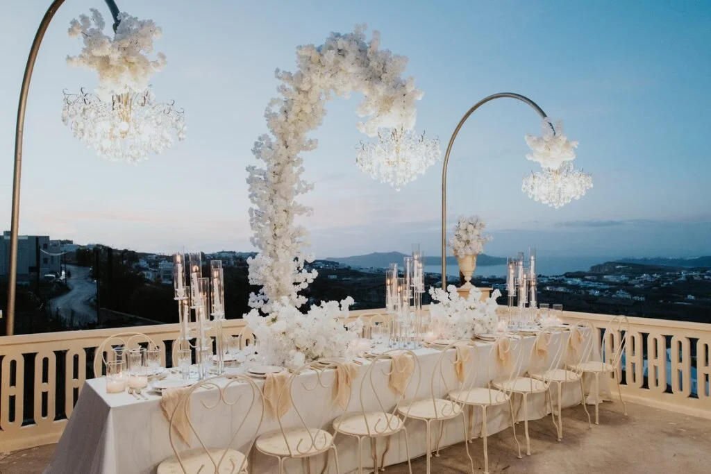 A Paradise Above Santorini wedding at Styling Shooting, Santorini