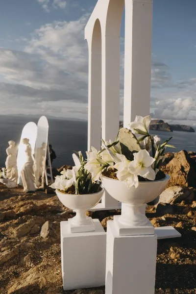 Johanna & Fatima wedding at Santorini Lighthouse, Santorini