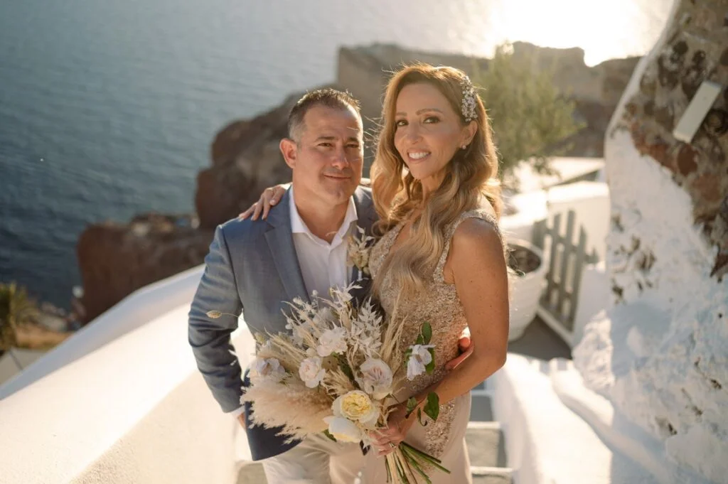 Bibiana & Wilmer wedding at Love Cave Venue, Santorini
