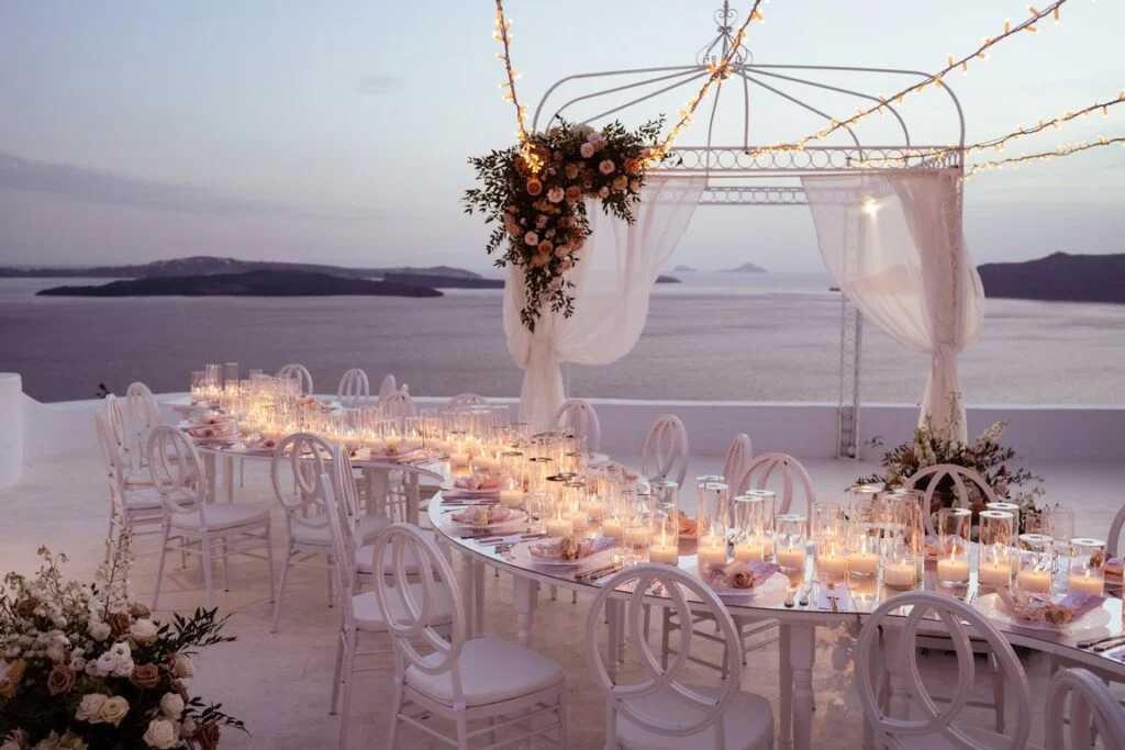 Jerry & Jay wedding at Diamond Rock Venue, Santorini