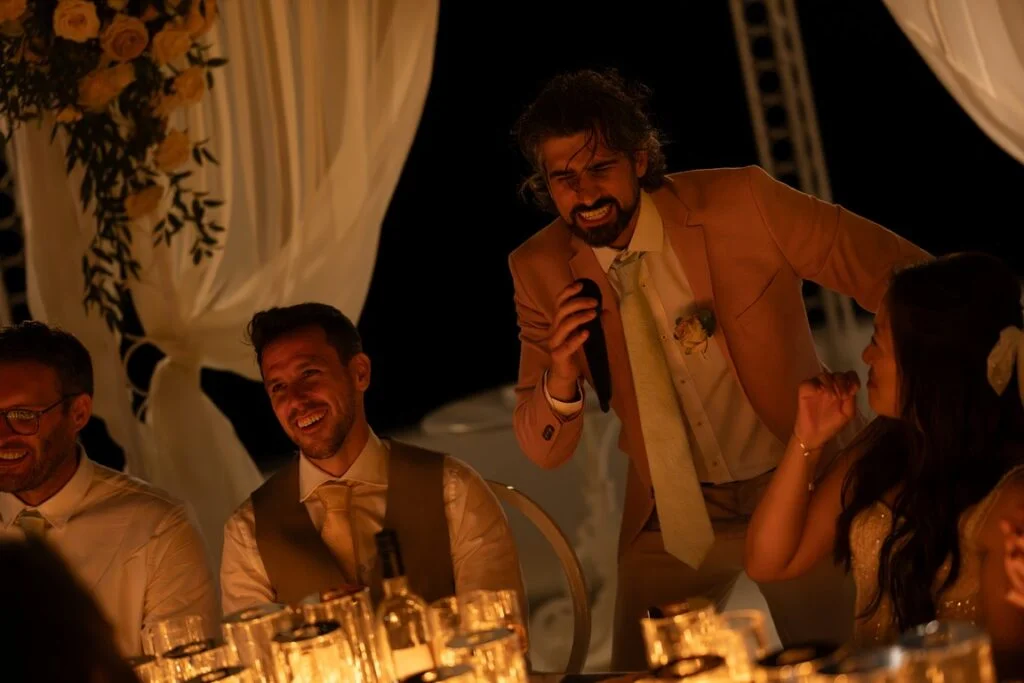 Jerry & Jay wedding at Diamond Rock Venue, Santorini