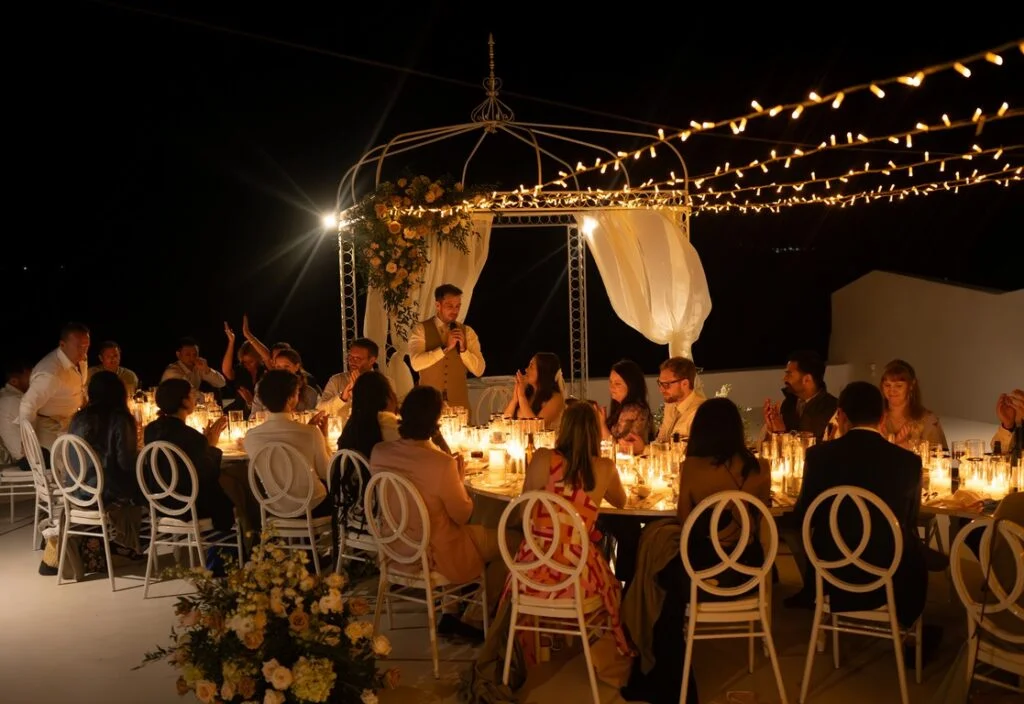 Jerry & Jay wedding at Diamond Rock Venue, Santorini