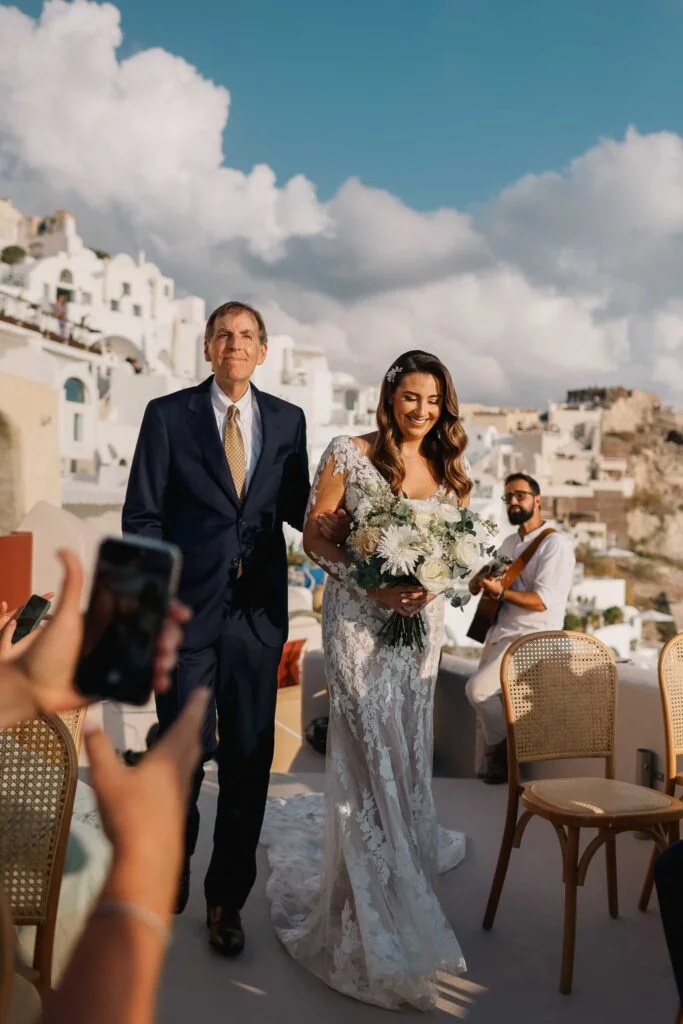 Liz & Bill wedding at Love Cave Venue, Santorini
