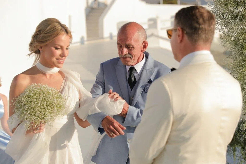 Marta & Paul wedding at Santo Wine Venue, Santorini