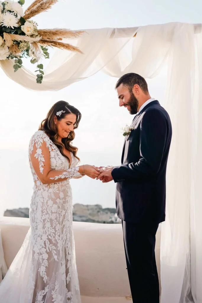 Liz & Bill wedding at Love Cave Venue, Santorini