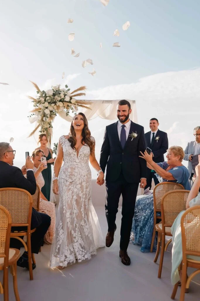 Liz & Bill wedding at Love Cave Venue, Santorini