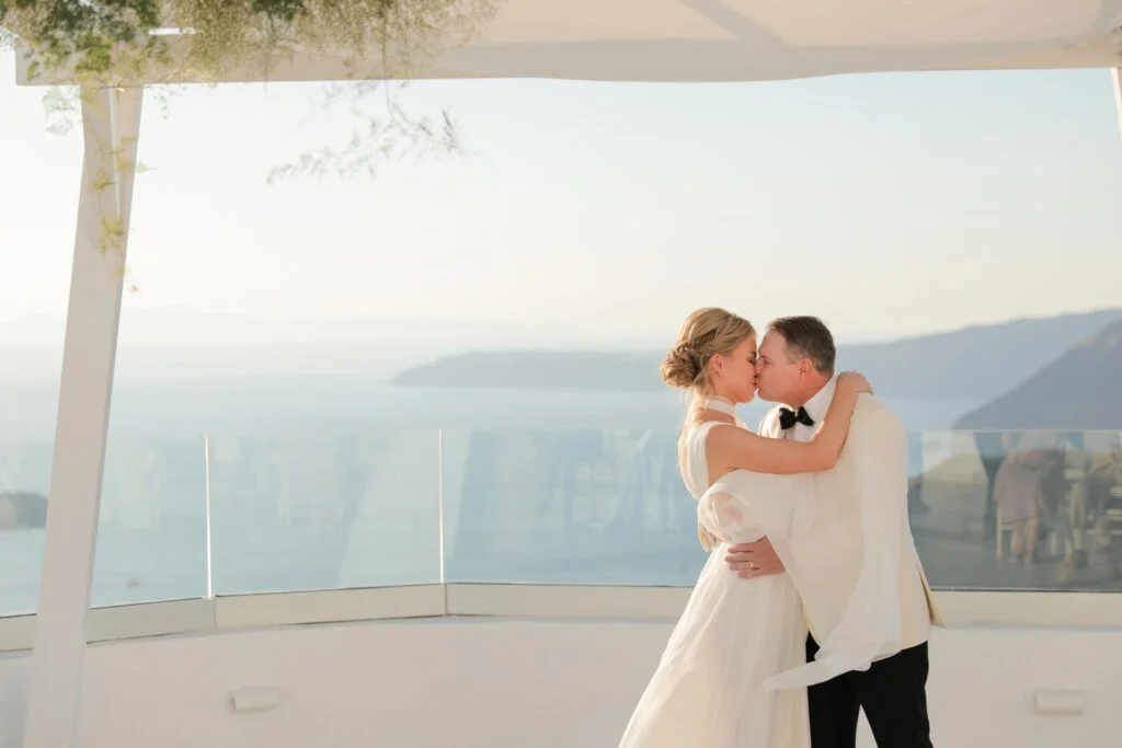Marta & Paul wedding at Santo Wine Venue, Santorini