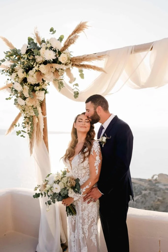 Liz & Bill wedding at Love Cave Venue, Santorini