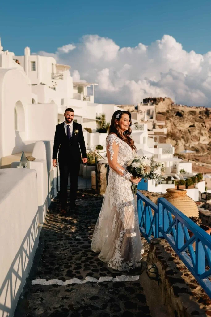 Liz & Bill wedding at Love Cave Venue, Santorini