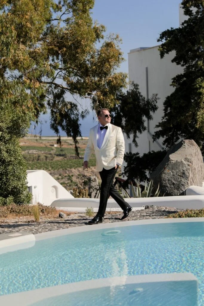 Marta & Paul wedding at Santo Wine Venue, Santorini