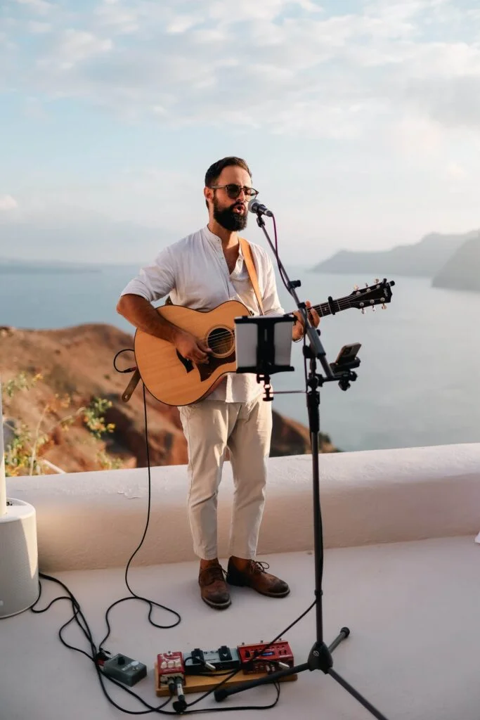 Liz & Bill wedding at Love Cave Venue, Santorini