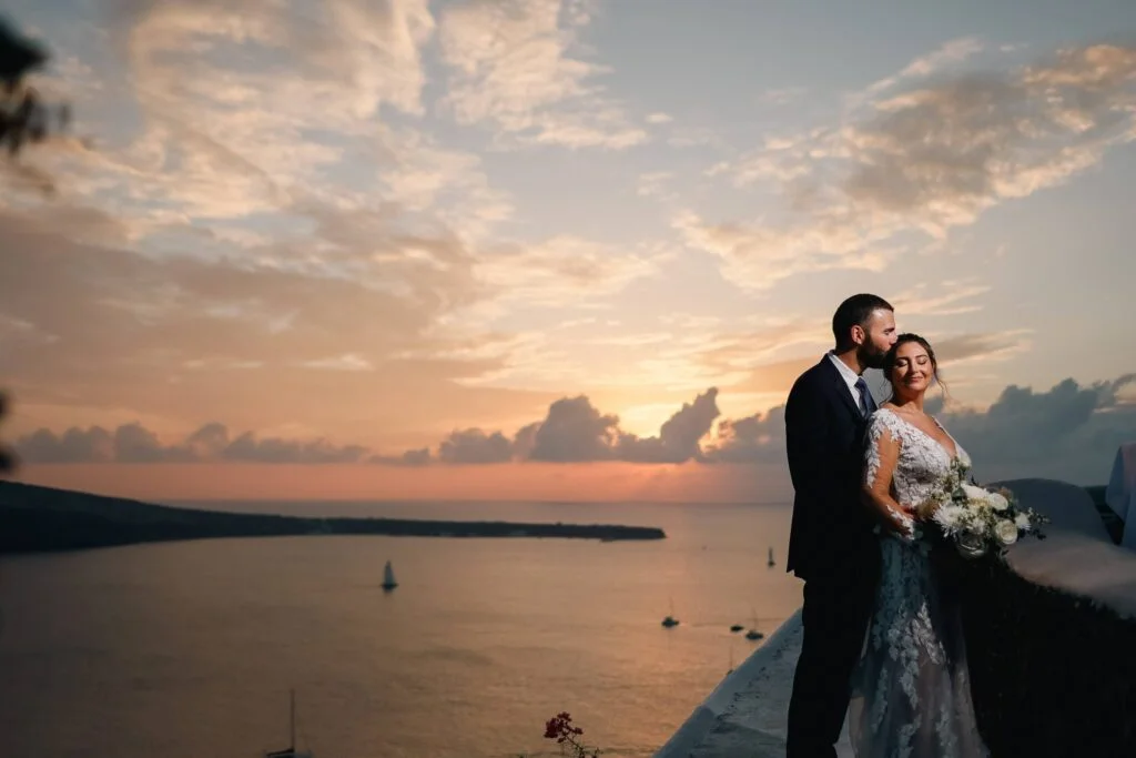 Liz & Bill wedding at Love Cave Venue, Santorini