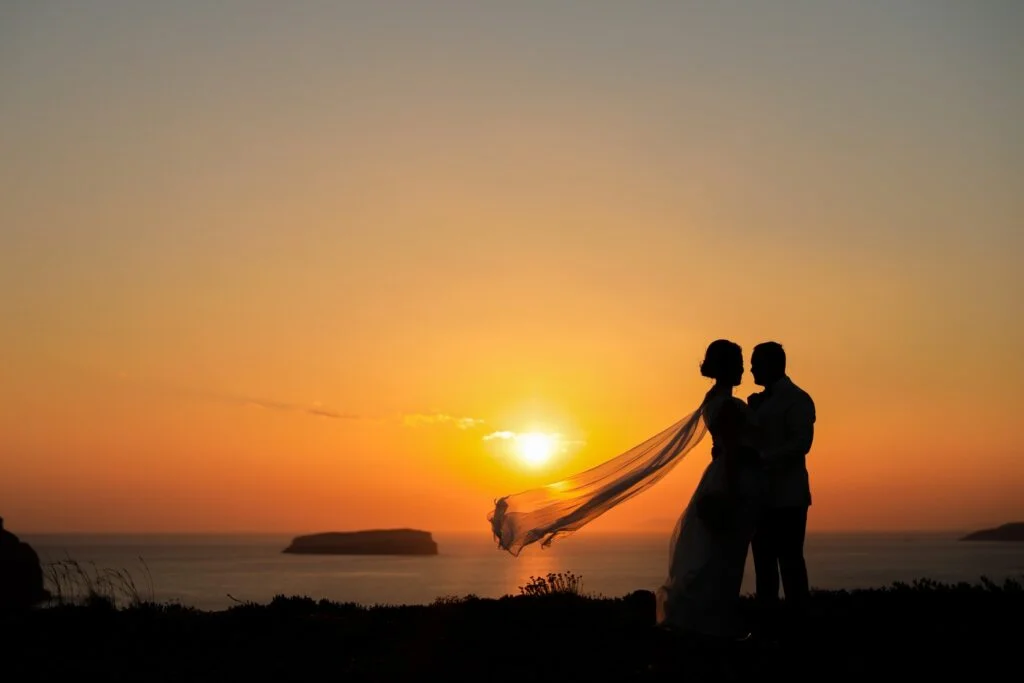 Marta & Paul wedding at Santo Wine Venue, Santorini