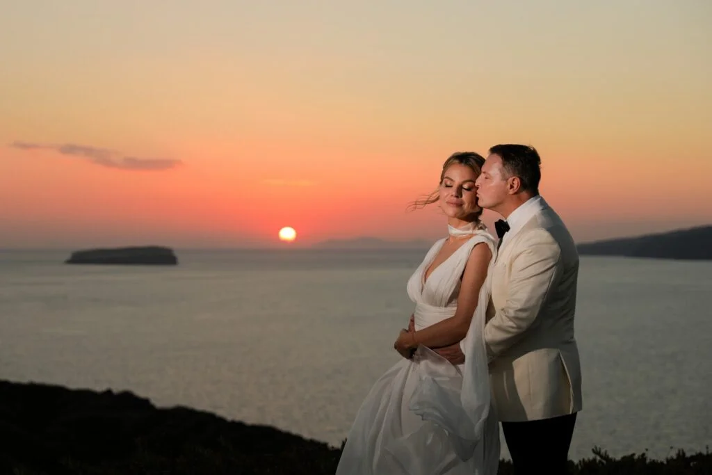 Marta & Paul wedding at Santo Wine Venue, Santorini