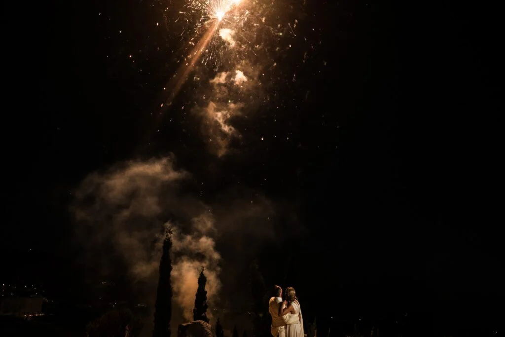 Marta & Paul wedding at Santo Wine Venue, Santorini