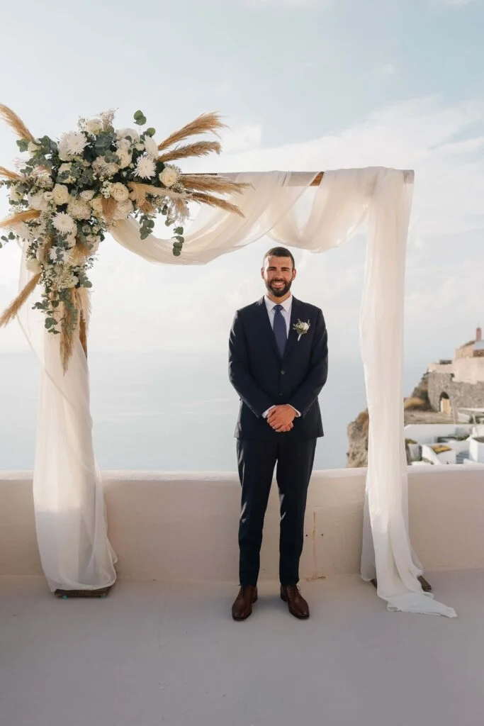 Liz & Bill wedding at Love Cave Venue, Santorini