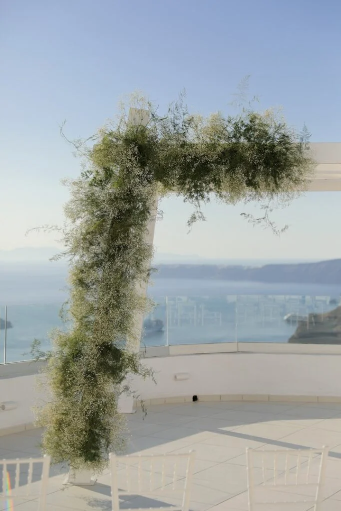 Marta & Paul wedding at Santo Wine Venue, Santorini