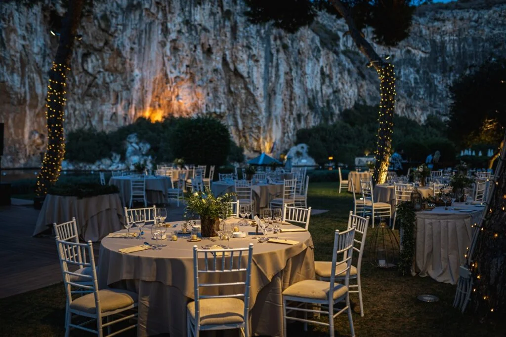 Jessica & Keyro wedding at Vougliagmeni Lake, Santorini