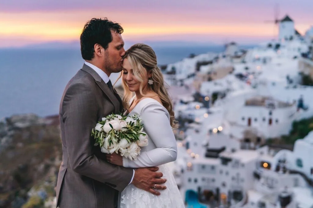 Sabina & Thomas wedding at Love Cave Venue, Santorini