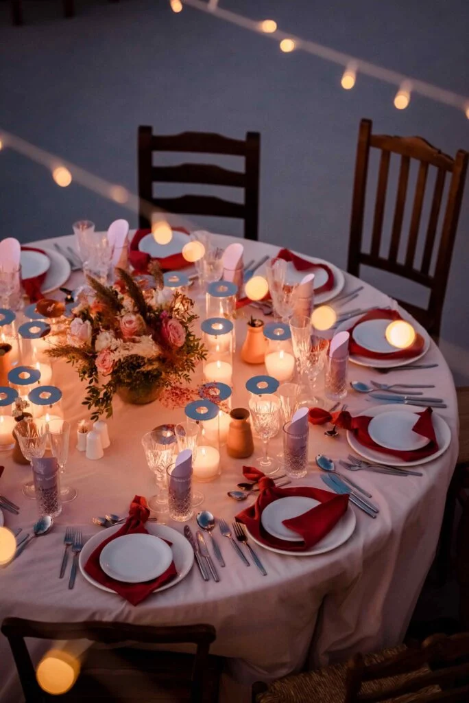 Julie and Nicolas wedding at Venetsanos Venue, Santorini