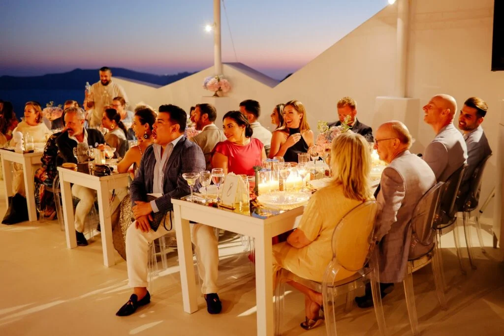 Ted & Ivan wedding at The Diamond Rock, Santorini