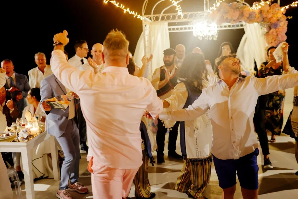 Ted & Ivan wedding at The Diamond Rock, Santorini