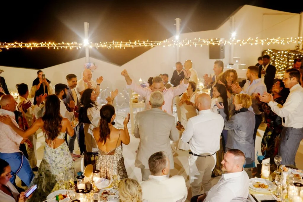 Ted & Ivan wedding at The Diamond Rock, Santorini