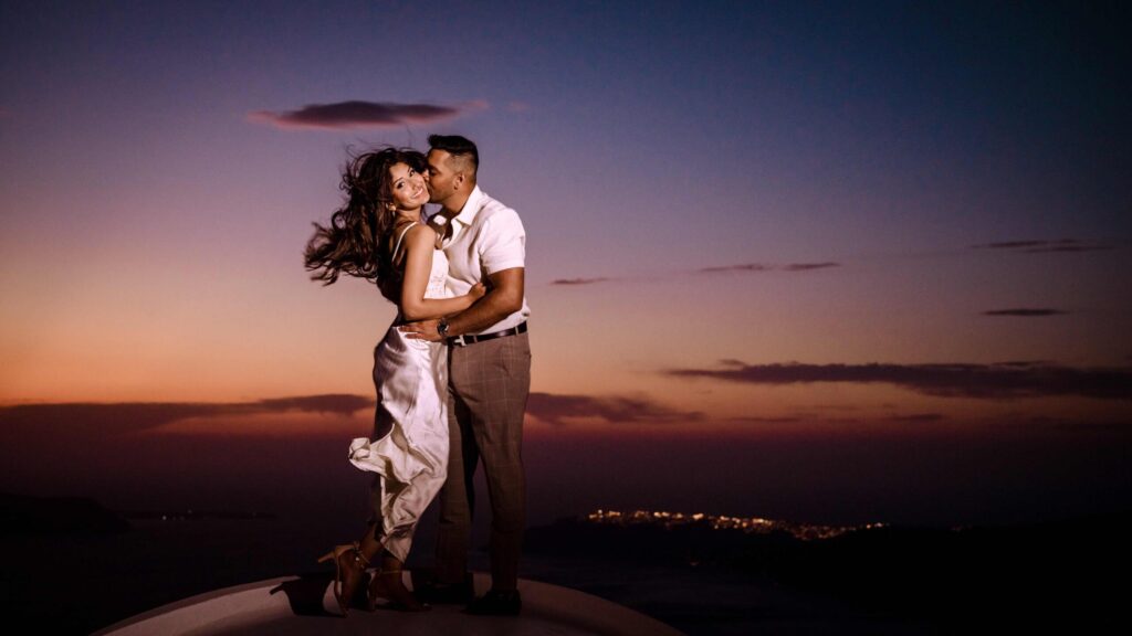 Esha & Akshay wedding at Andromeda Venue, Santorini
