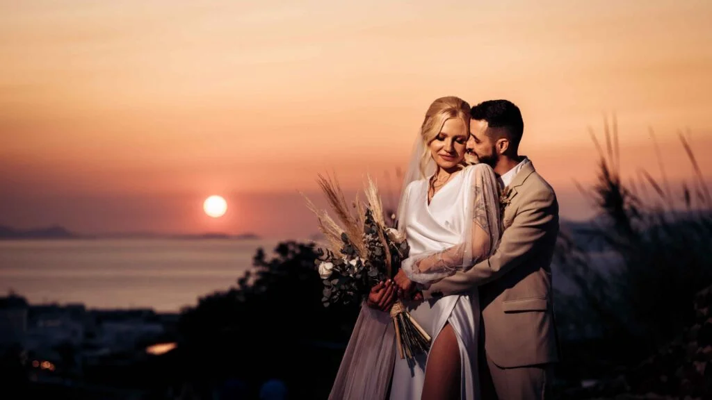 Valeria & Helder wedding at Love Cave Venue, Santorini