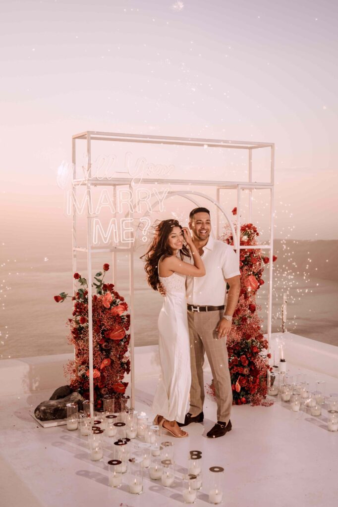 Esha & Akshay wedding at Andromeda Venue, Santorini